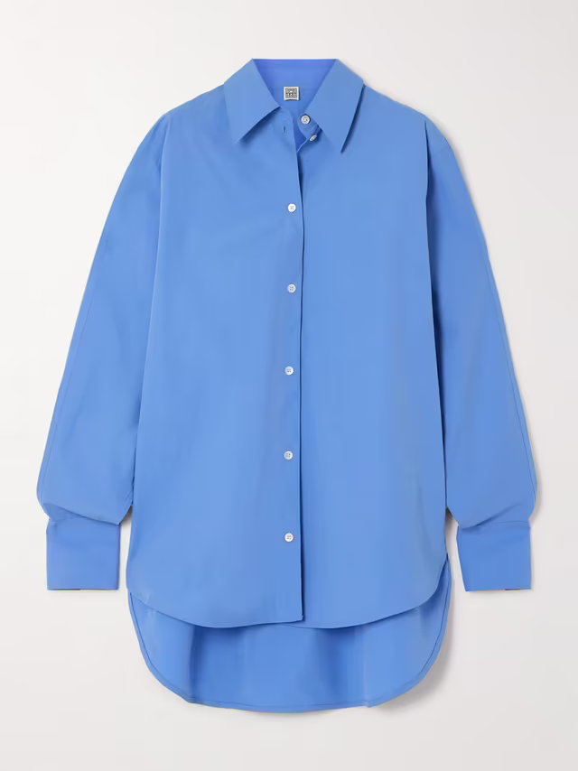 Organic cotton-poplin shirt
