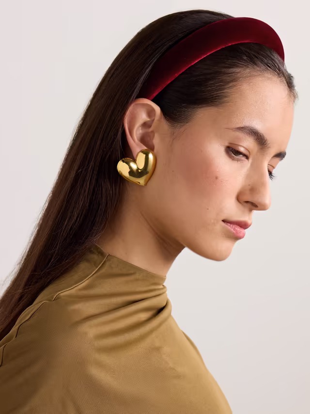 Alternative view of Tori velvet headband