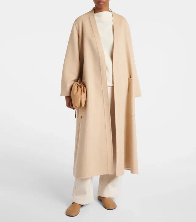 Alternative view of Cashmere and wool pants
