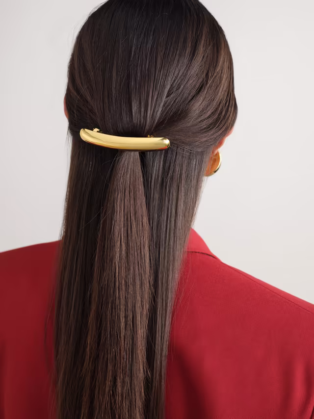 Alternative view of The Molly gold-plated hair clip