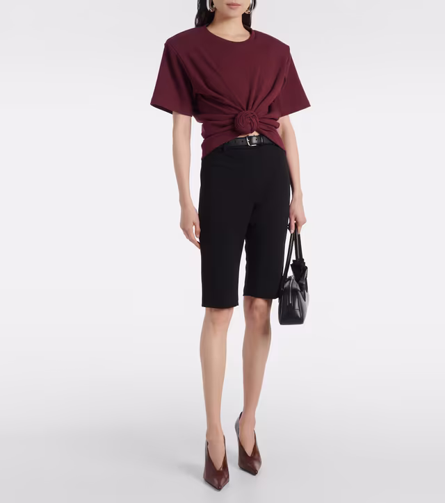 Alternative view of Cotton-blend jersey t-shirt