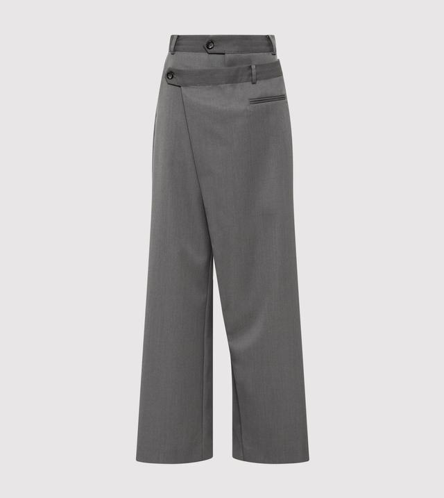 Deconstructed Waist Pants