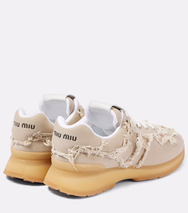 Alternative view of Denim sneakers