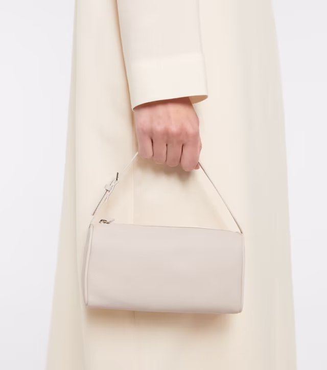 Alternative view of 90s leather shoulder bag