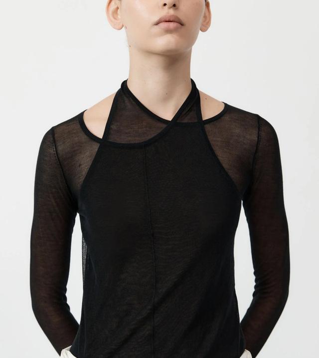 Semi Sheer Loop Top